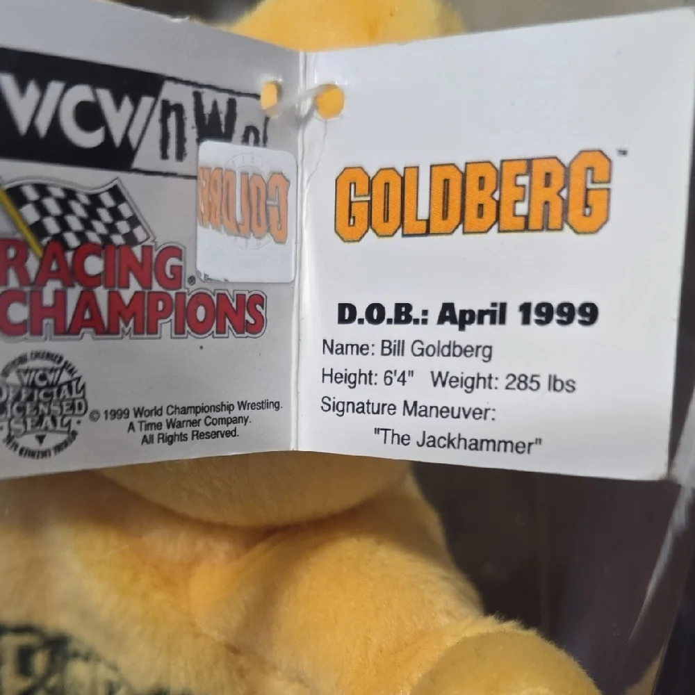 Bill Goldberg 1999 Vintage Bear(w/cube)